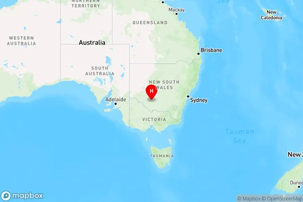 Hay South,New South Wales Region Map