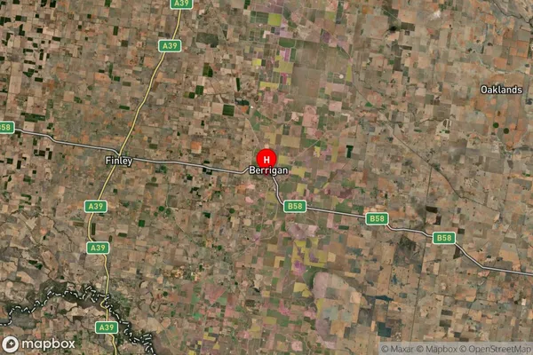 Berrigan,New South Wales Satellite Map