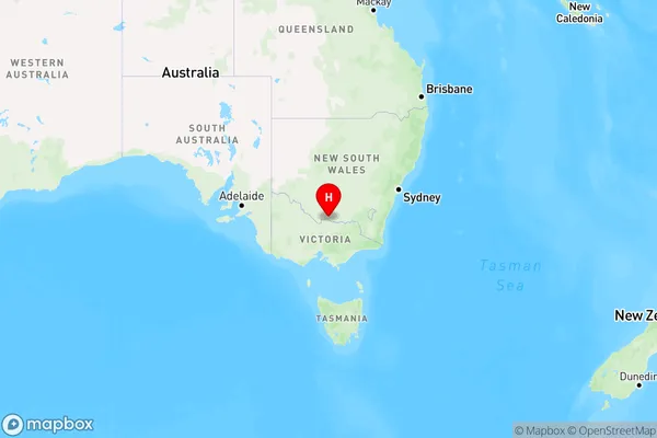 Tocumwal,New South Wales Region Map