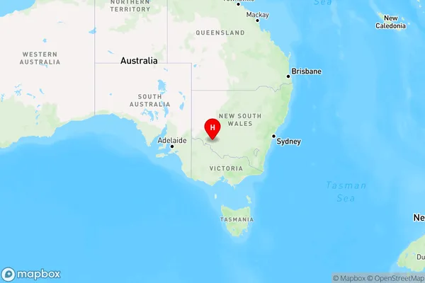 Penarie,New South Wales Region Map