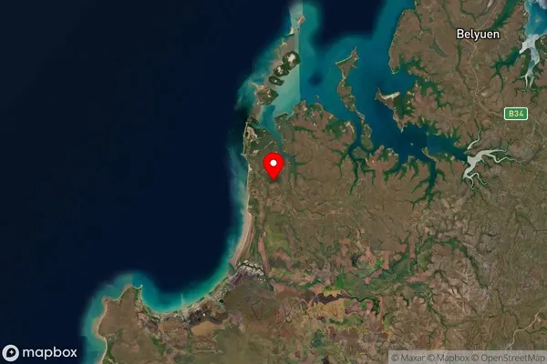 Dundee Beach,Northern Territory Satellite Map