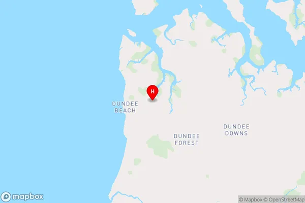 Dundee Beach,Northern Territory Area Map