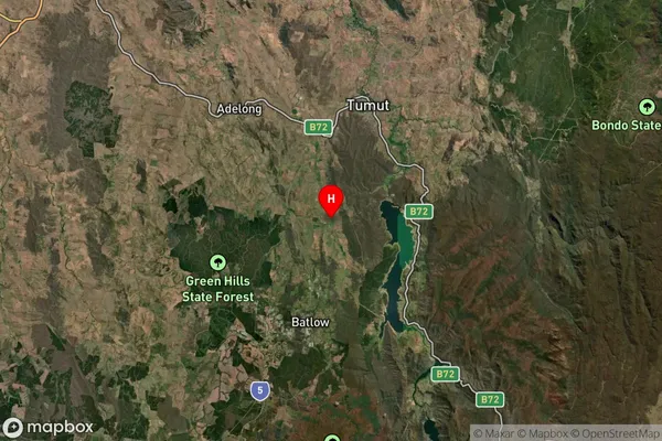 Gilmore,New South Wales Satellite Map