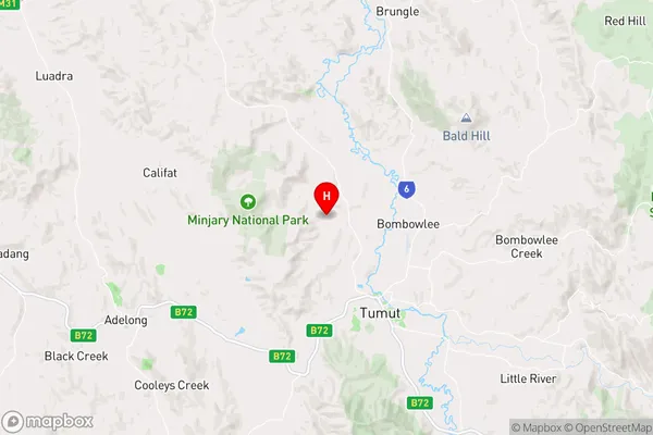 Gocup,New South Wales Area Map