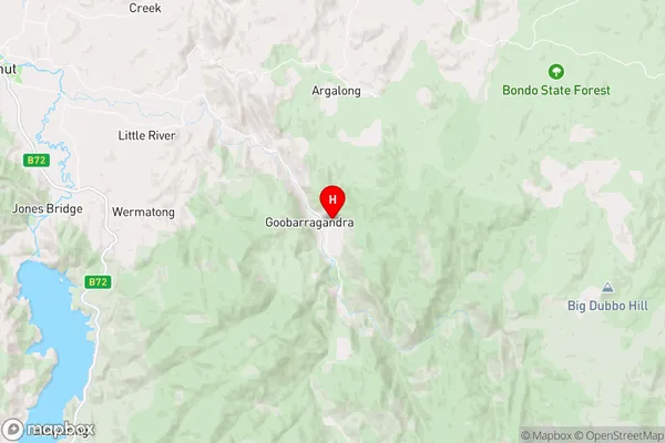 Goobarragandra,New South Wales Area Map