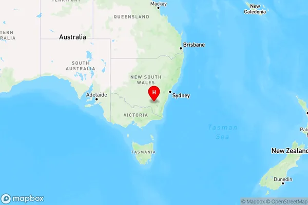 Goobarragandra,New South Wales Region Map