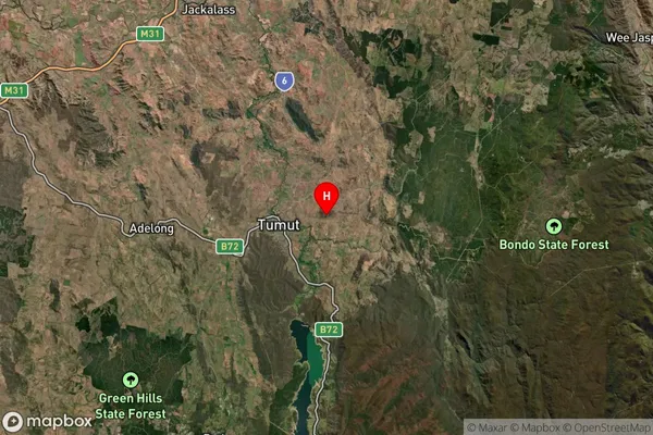 Mundongo,New South Wales Satellite Map