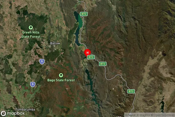 Talbingo,New South Wales Satellite Map