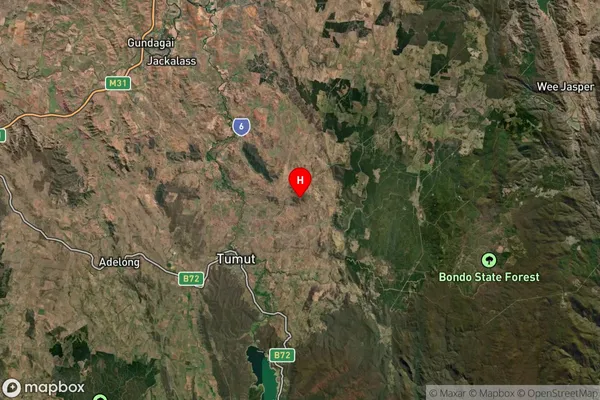 Wyangle,New South Wales Satellite Map