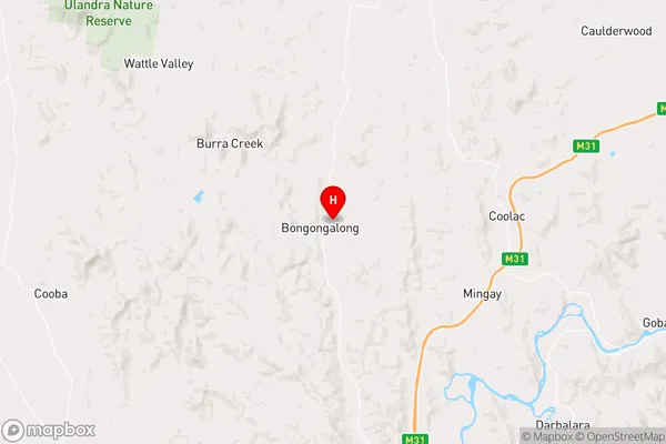 Burra,New South Wales Area Map