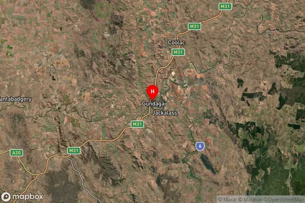 Gundagai,New South Wales Satellite Map