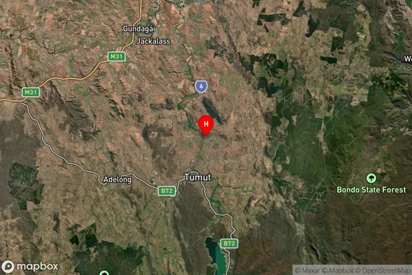 Jackalass,New South Wales Satellite Map