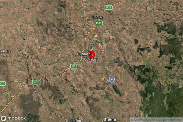 South Gundagai,New South Wales Satellite Map