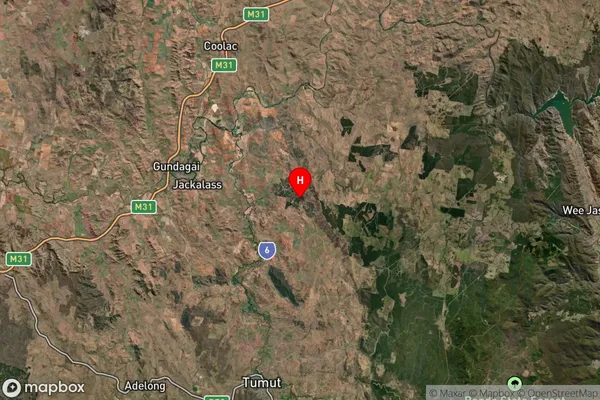 Wagragobilly,New South Wales Satellite Map