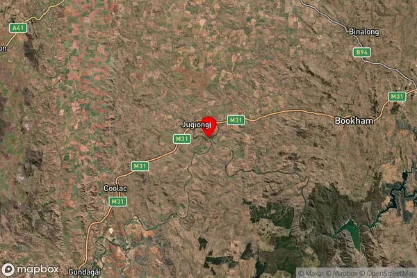 Bundarbo,New South Wales Satellite Map