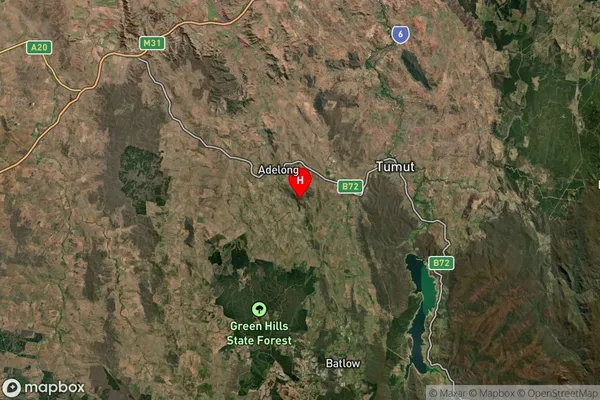 Cooleys Creek,New South Wales Satellite Map