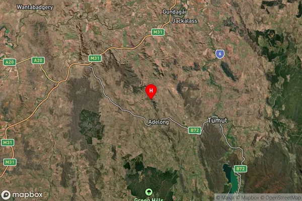 Grahamstown,New South Wales Satellite Map