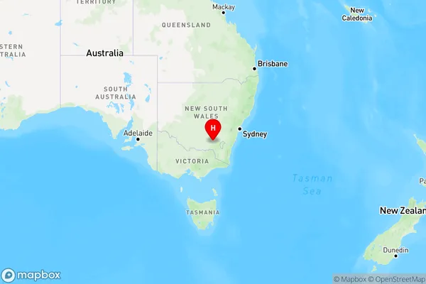 Mount Adrah,New South Wales Region Map