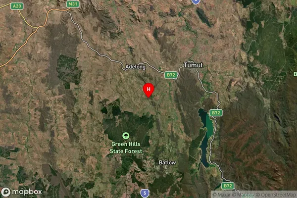 Wondalga,New South Wales Satellite Map