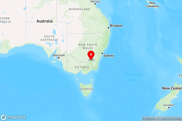 Bago,New South Wales Region Map