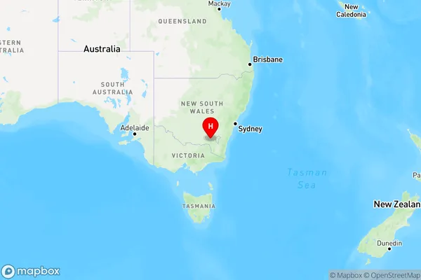 Kunama,New South Wales Region Map