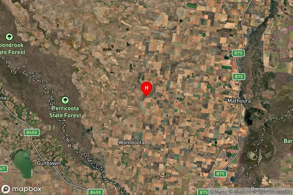 Bunnaloo,New South Wales Satellite Map