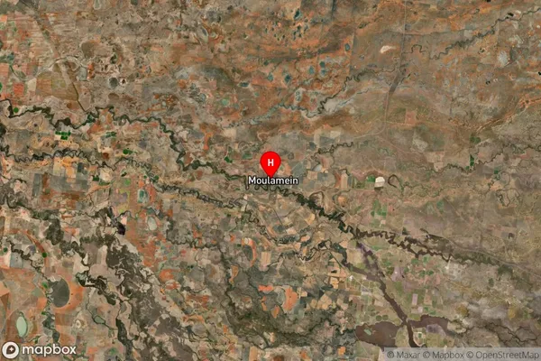 Moulamein,New South Wales Satellite Map