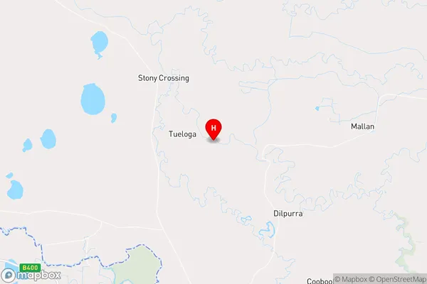 Tueloga,New South Wales Area Map