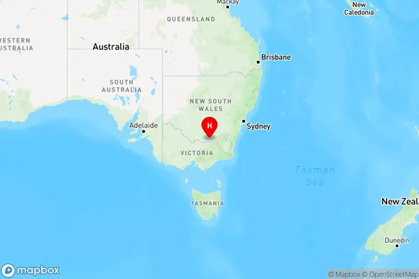 Walla Walla,New South Wales Region Map