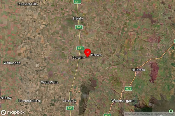 Carnsdale,New South Wales Satellite Map