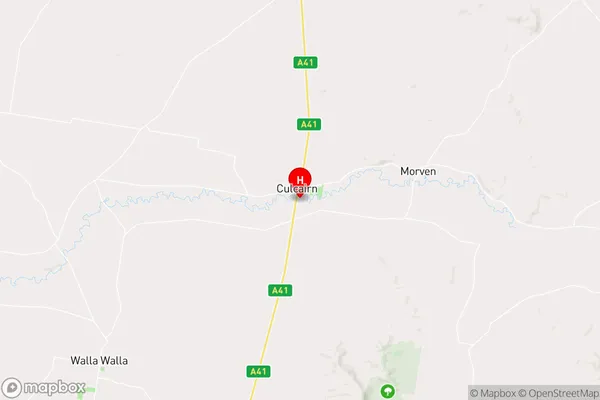 Culcairn,New South Wales Area Map