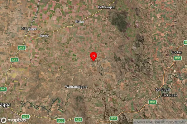 Eurongilly,New South Wales Satellite Map