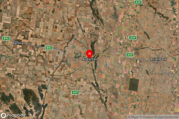 Ardlethan,New South Wales Satellite Map