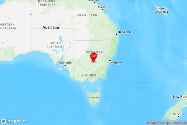 Barellan,New South Wales Region Map