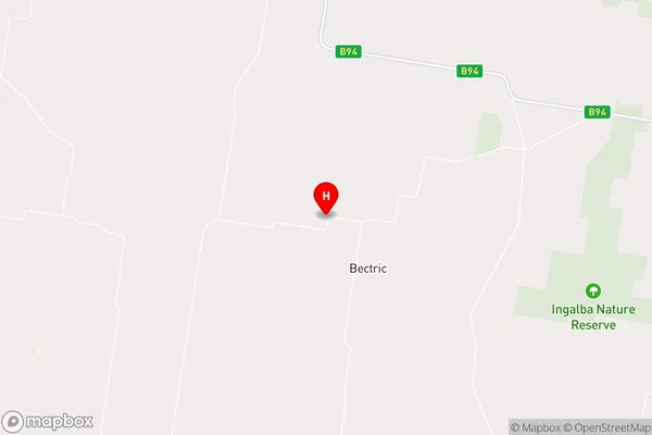 Bectric,New South Wales Area Map