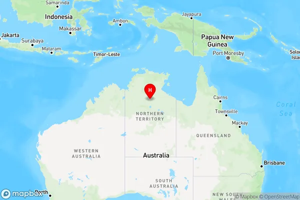 Dunmarra,Northern Territory Region Map