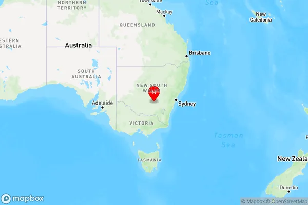 Reefton,New South Wales Region Map