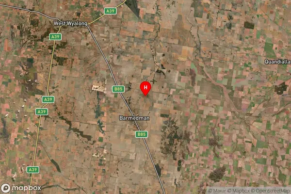 Barmedman,New South Wales Satellite Map