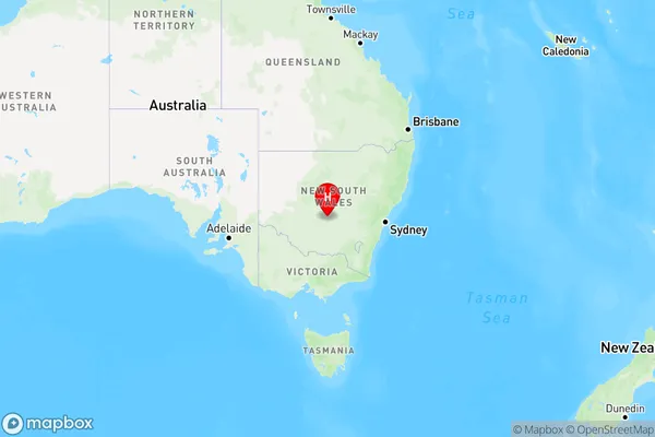 Gubbata,New South Wales Region Map