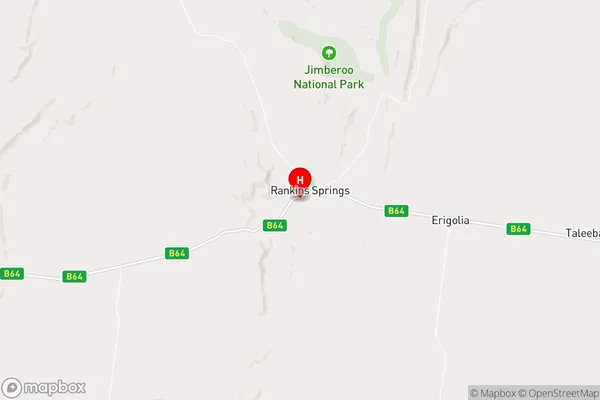 Rankins Springs,New South Wales Area Map