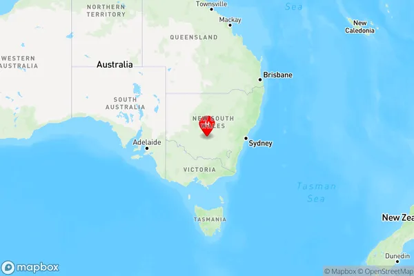 Rankins Springs,New South Wales Region Map