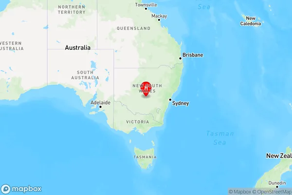 Weja,New South Wales Region Map