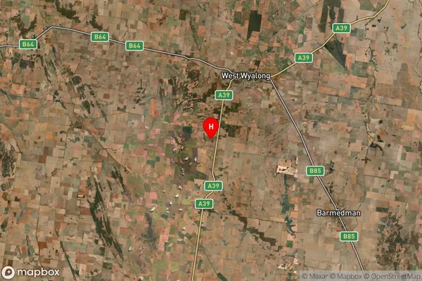 Alleena,New South Wales Satellite Map