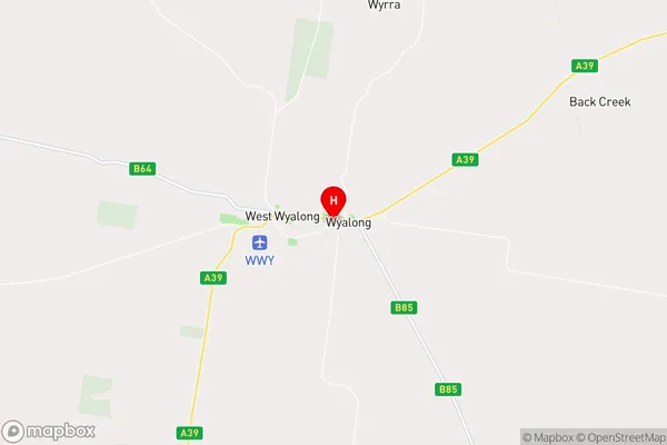 Wyalong,New South Wales Area Map