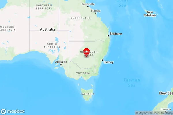 Murrin Bridge,New South Wales Region Map