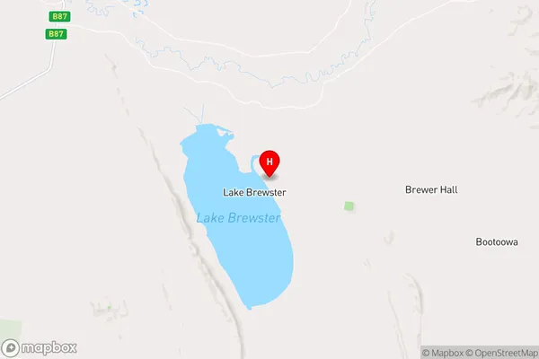 Lake Brewster,New South Wales Area Map