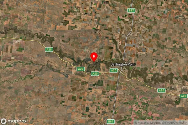 Benerembah,New South Wales Satellite Map