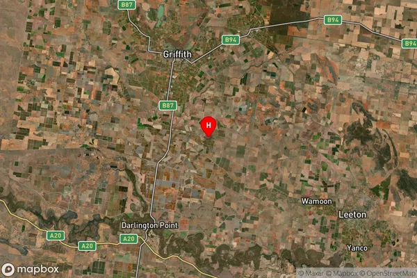 Kooba,New South Wales Satellite Map