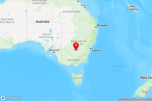 Kooba,New South Wales Region Map