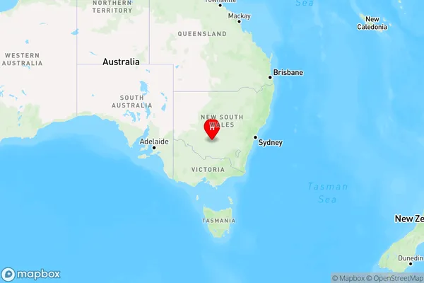 Warrawidgee,New South Wales Region Map